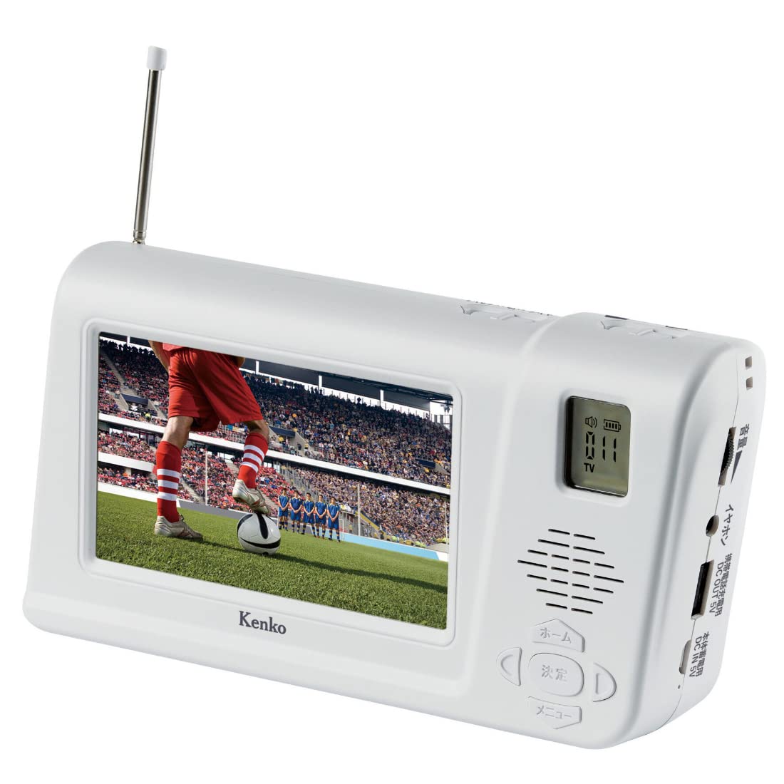 

Kenko One Seg TV Radio 3 Power Supply Compatible Radio Wide FM Compatible Hand-cranked KR-013AWFTE AM/FM