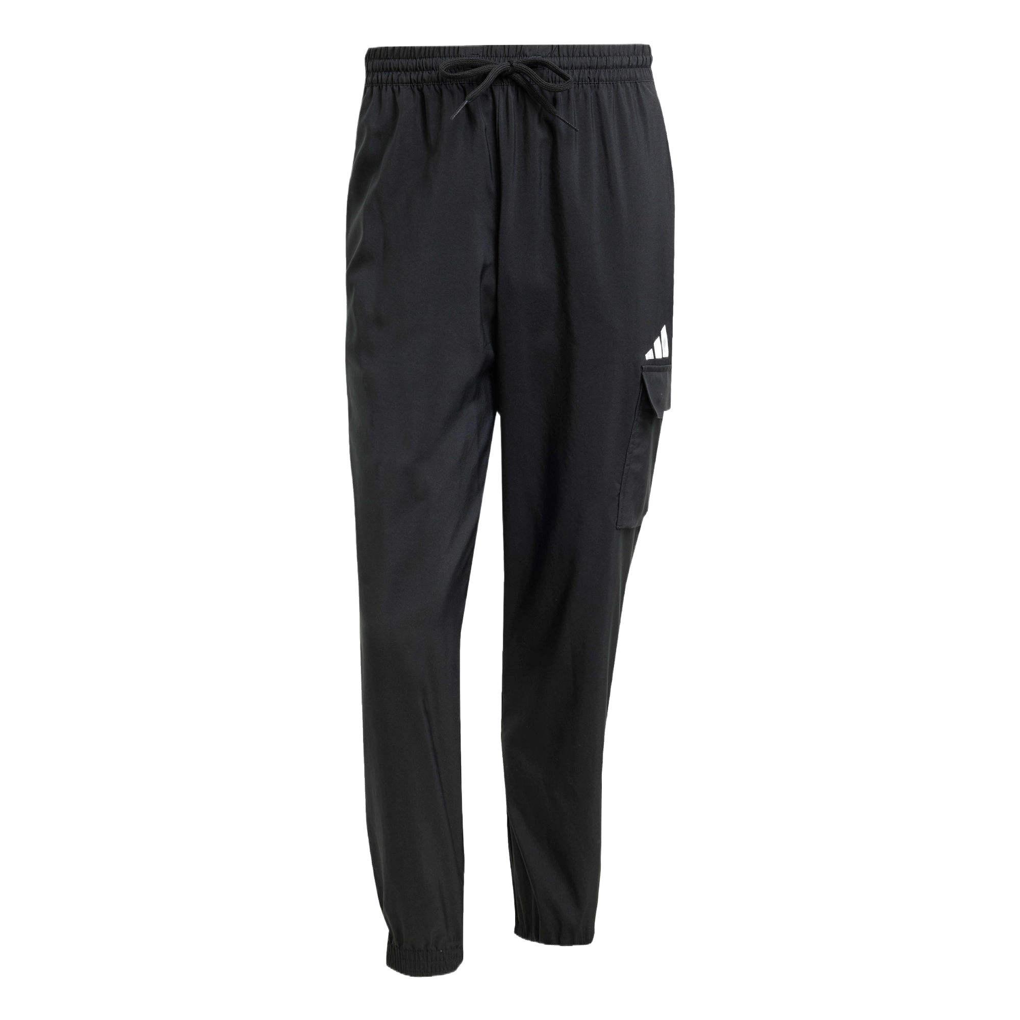 adidas Essentials Small Logo Cargo Pants Asia Sizing Black Men s JF3538 M