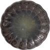 Minoru Pottery Dusk 90cm Chrysanthemum-Shaped Small Plate, Moss Black