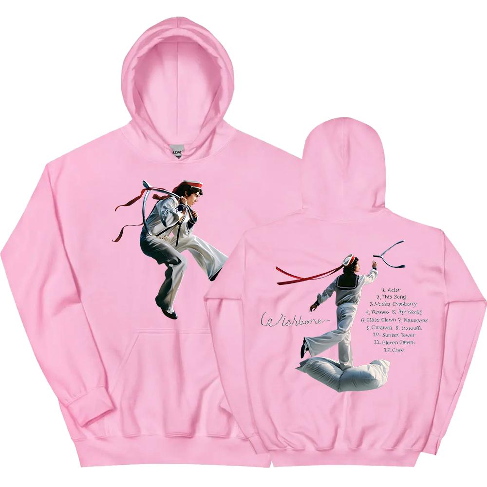 Conan Gray Wishbone Hoodies Casual Long Sleeve Unisex Streetwear Hip Hop O-neck Men Sweatshirts 2025 Album Printing Pullover XXXL