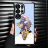 Arale S-Slump Anime Soft Phone Case For Samsung Galaxy S26 Ultra S25 Edge S24 FE S23 Plus S22 S21 + S20 Plating Anti-Fall Fundas