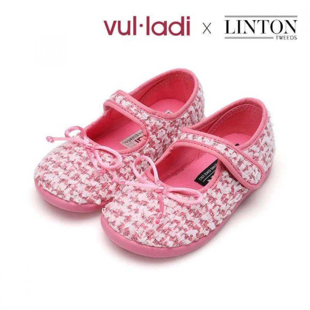 Vulladi Pink Linton Tweed Mary Jane Vu3119n1fr Pink/EU26(165mm)