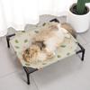 Breathable Mesh Pet Camping Bed Detachable Cat Sofa Bed Durable Pet Cool Nest  Indoor Outdoor Use