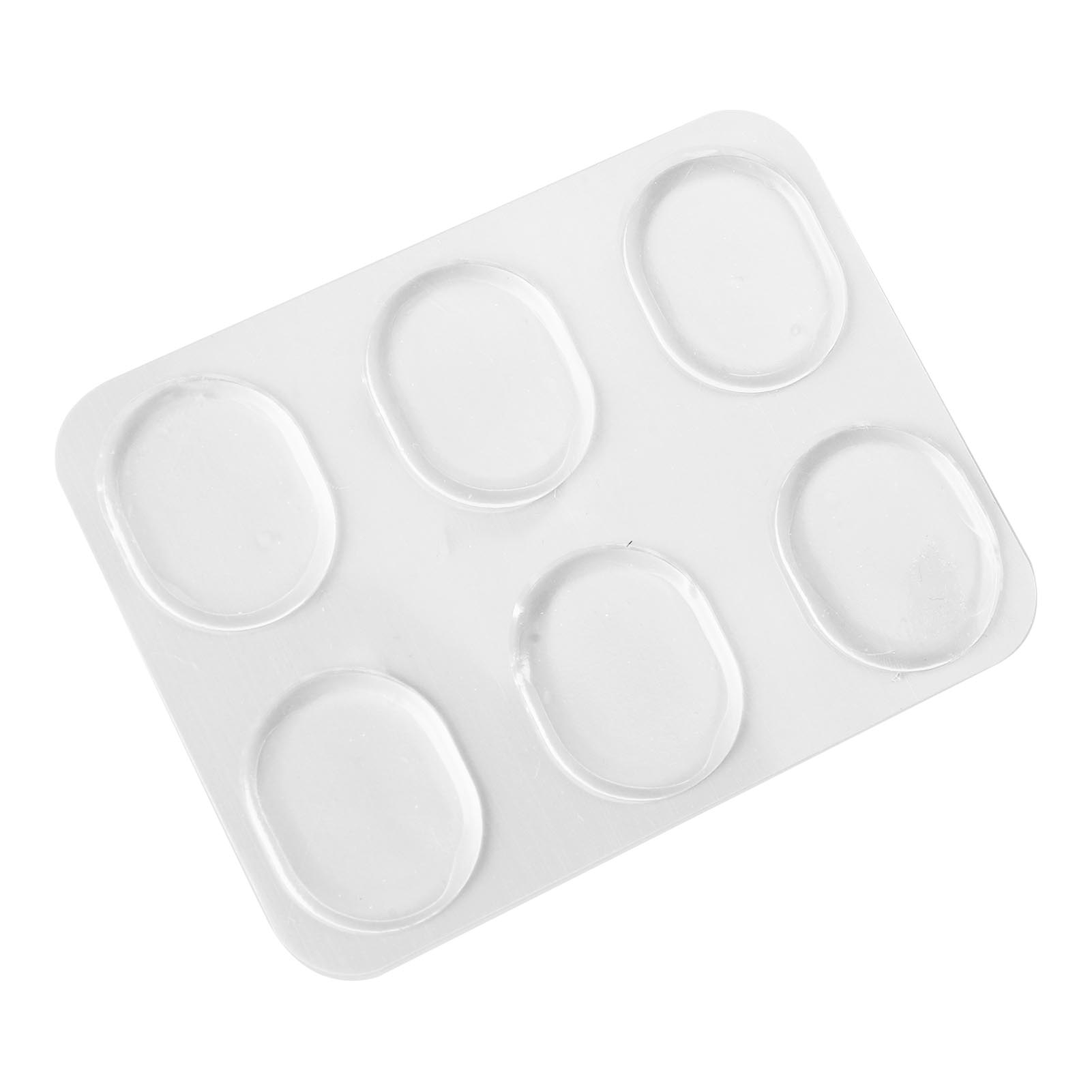 

6 шт. Демпфер для барабана Прозрачный Мягкий Овальный Силиконовый Глушитель Демпфирующая Гелевая Подушечка для Пластика Барабана Тарелки