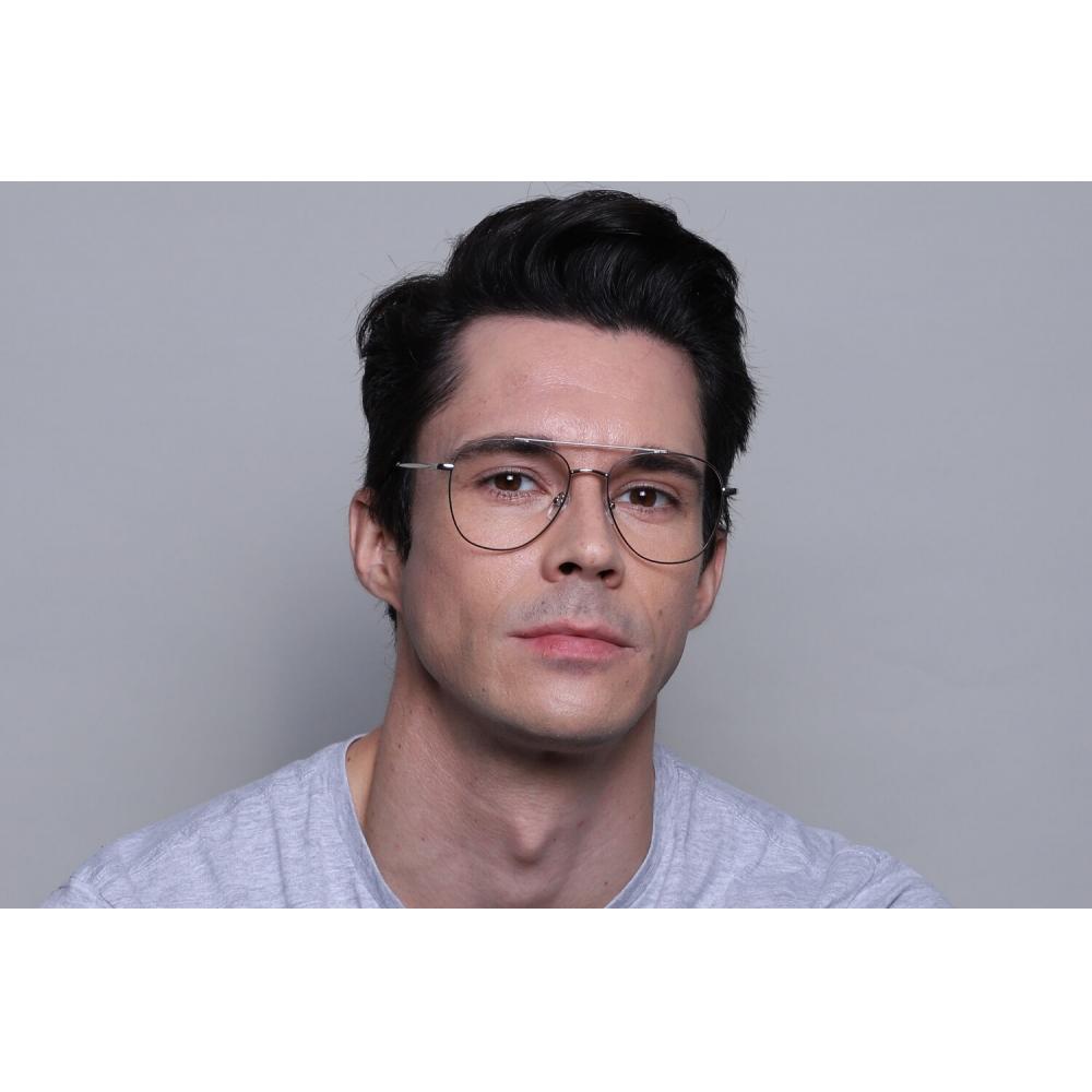 Full Rim Pilot Black Silver Smartbuy Collection Debbie 922g Fashion Unisex Eyeglasses
