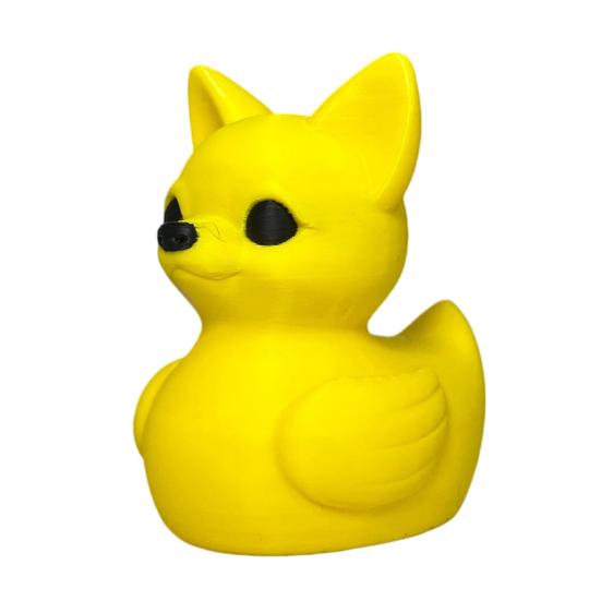 3D Printed Duck Figurine, Funny Cat/Dog/Lamb Duck Statue, Cute Animal Desktop Ornament for Office, Home Decor, Car Dashboard Accessory