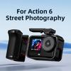Schnellverschluss Xplorer Griff-Kit Griff Kunststoffgriff Metallrahmen Street Grip Halterahmen Leicht für DJI Osmo Action 6