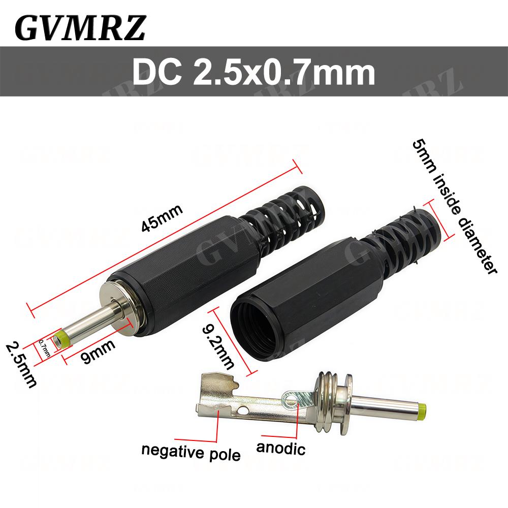 10PCS DC Connectors 5.5x2.1mm 3.5x1.3mm DC Power Plug Male Female Jack Socket Panel Mount DC Power Adapter Connector 5.5*2.1