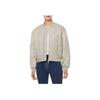 Calvin Klein Solid Color Baseball Collar Minimalist Bomber Jacket Women Jackets Beige 40WL591-PCF