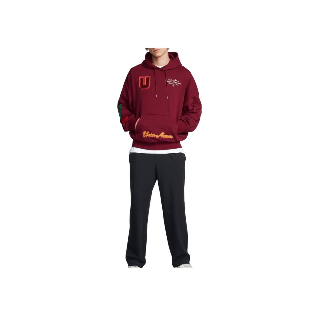 Under Armour Gewebte einfarbige einfache bequeme Outdoor-Sport-Freizeithose Herrenhosen Schwarz 1388824-001