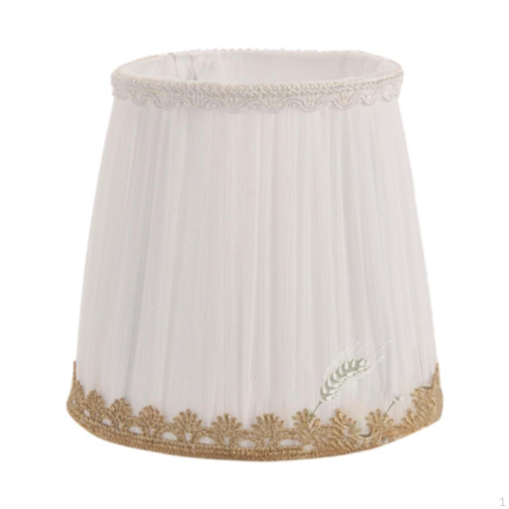Chandelier Fabric Lampshade Wall Lamp Cover E14 Easy Install Pendant Light for Home Bedroom Bar