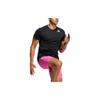 adidas H.rdy 3s Tee Maglietta da Corsa a Maniche Corte Uomo Top Nero GP7653