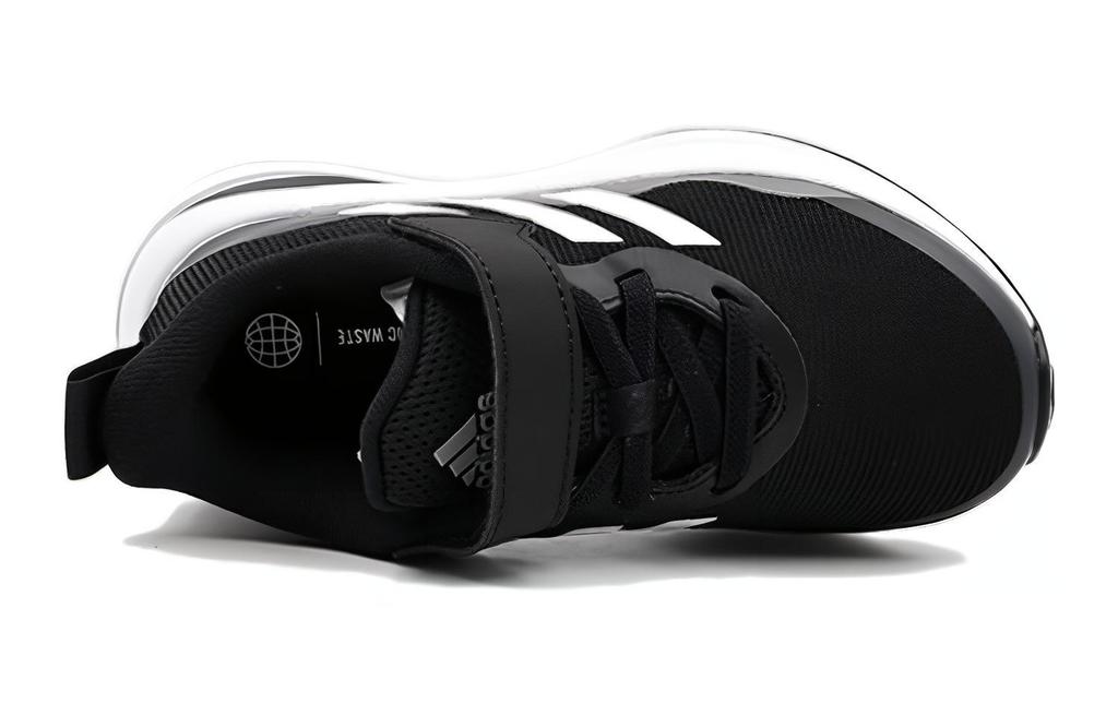 adidas Fortarun EL K Low Top Running Shoes Black White Kids' GZ1824