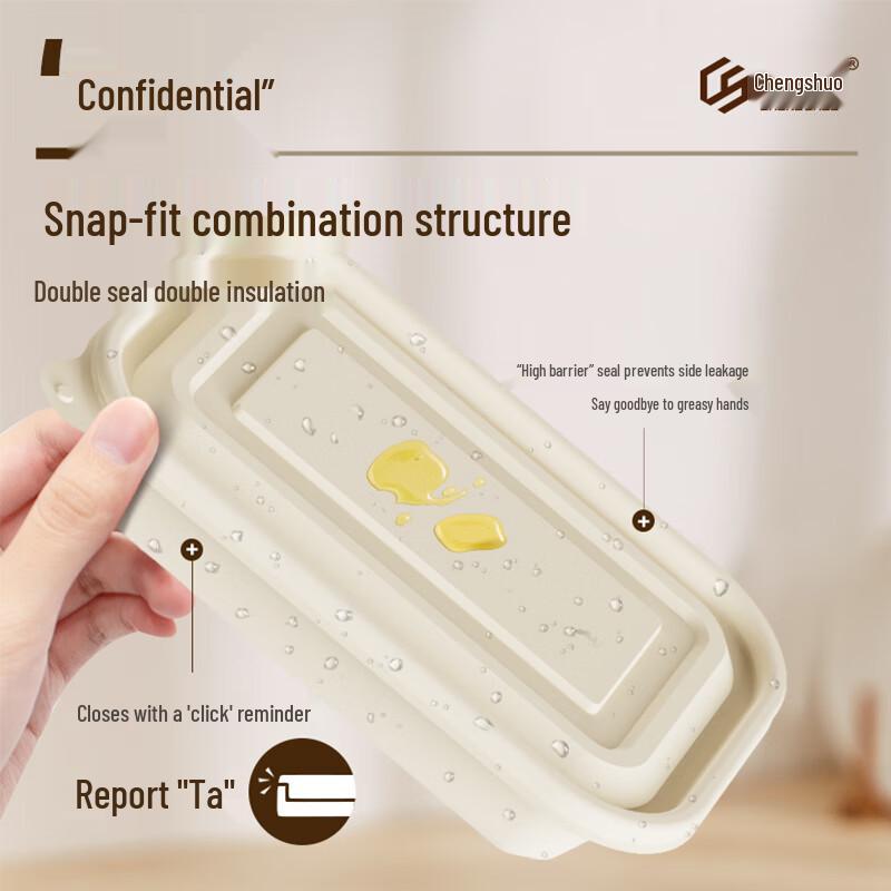 Disposable Biodegradable Corn Starch Meal Box, 300 Sets