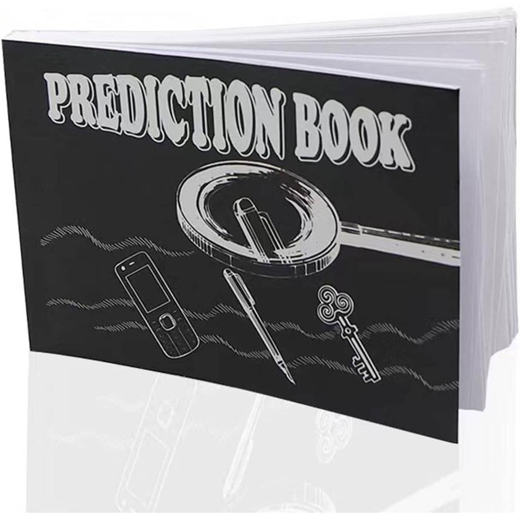 Magic Prediction Book Magic Trick Fun Close Up Street Illusion Magic Toy Easy to Play Gift for Kids Magician Adults Party Stage