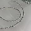 Yumei S999 Sterling Silver Starry Sky Bracelet – Versatile Broken Silver Design.
