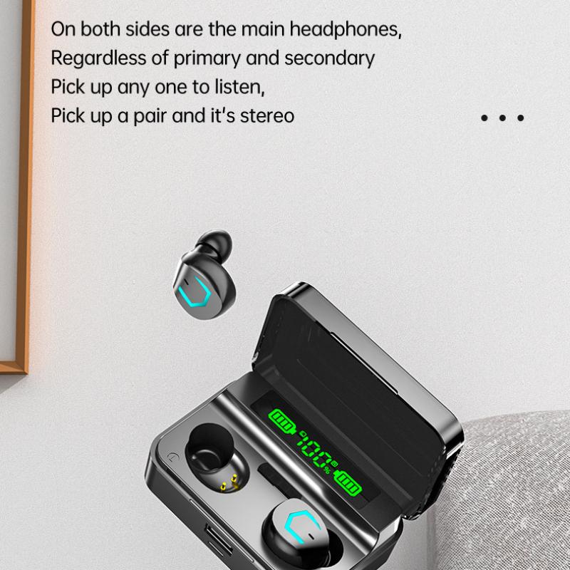 Produs nou, cu mișcare Bluetooth fără fir în ureche, căști TWS Bluetooth cu tăiere