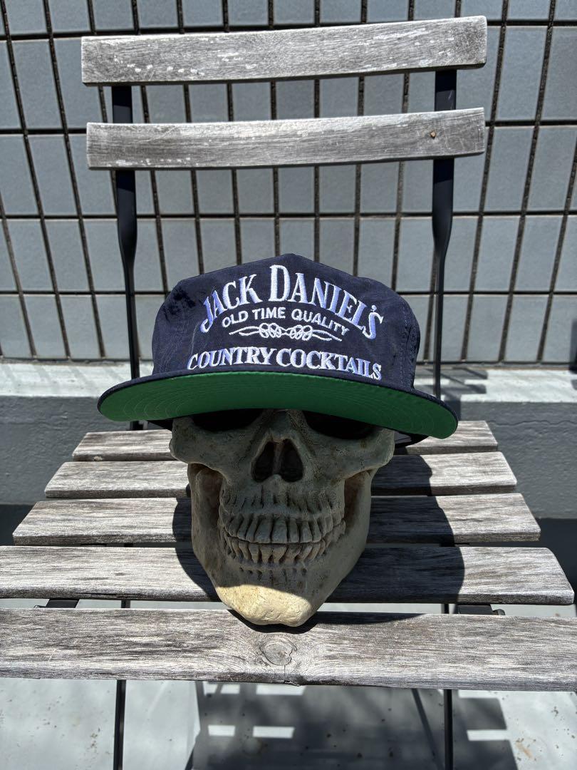 

[Б/У] Нейлоновая кепка JACK DANIEL S, темно-синяя, винтажная