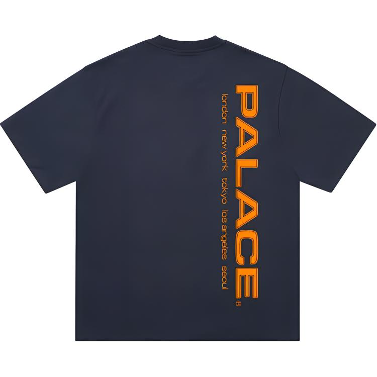 

Palace P Bitz T-Shirt Navy Unisex Tops Blue P27TS149 2XL