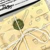 Christmas Souvenir Packaging Labels Wax Seal Stickers, Self-Adhesive Embossed Decals, Red And High Definition Decorative Seals Green Retro for Holiday