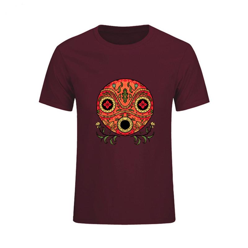 Designer Herren T-Shirt Lustig Dia De Los Mononoke 3D Gedrucktes Männliches Oberteil T-Shirts
