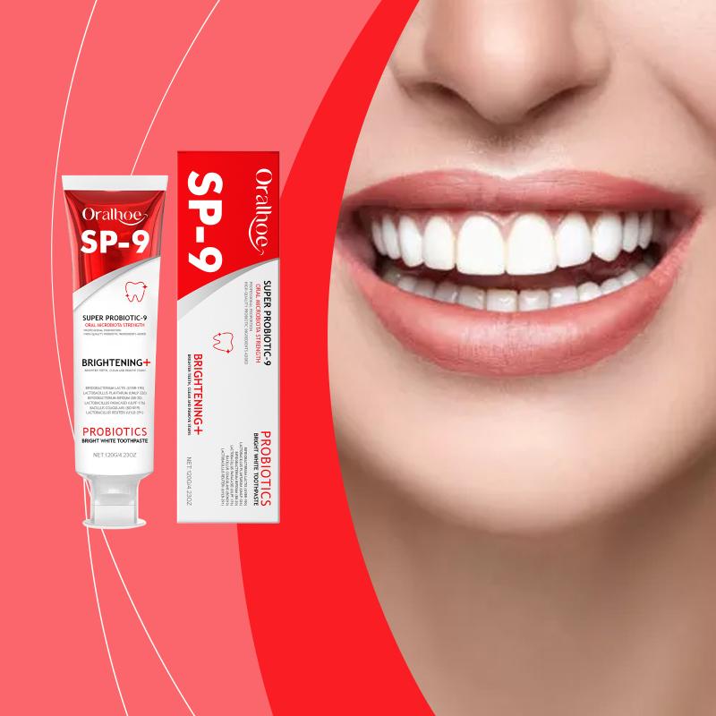 Sp-9 Probiotic Toothpaste Whitening Tooth Gentle Cleansing Dental Plaque Stains Remove Oral Bad Breath Tooth Brighten Product