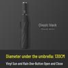 XL Double-Use Sturdy Folding Umbrella for Men & Women - Automatic, Reinforced, Thickened, Ideal for Two