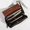 Pu Leather Men's Wallet Long Men Clutch Bag Luxury Business Wallet  Card Holder