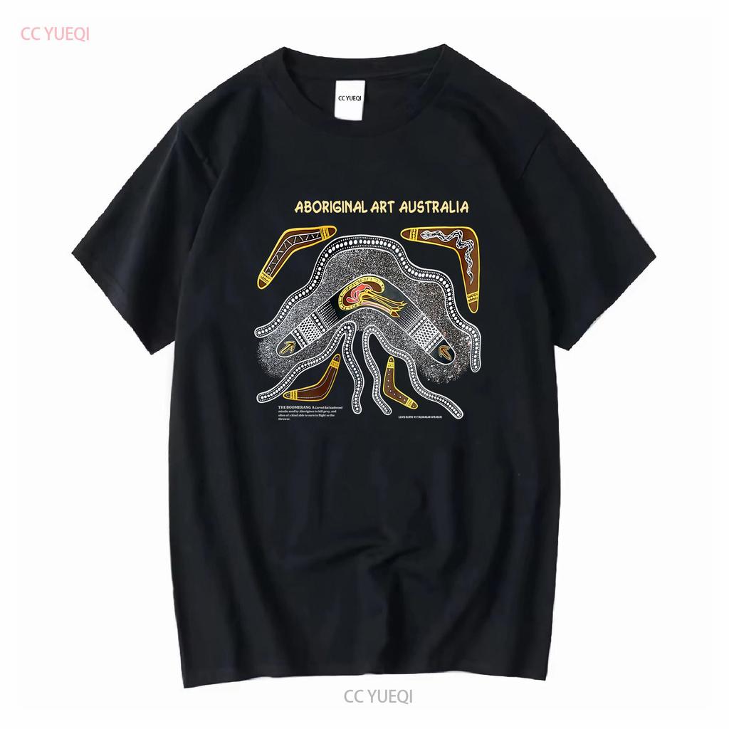Vintage Boomerang T Shirt Adult XL Aboriginal Art Australia 1995 90s Tribal vintage Washed Stretched homme Versatile Soft