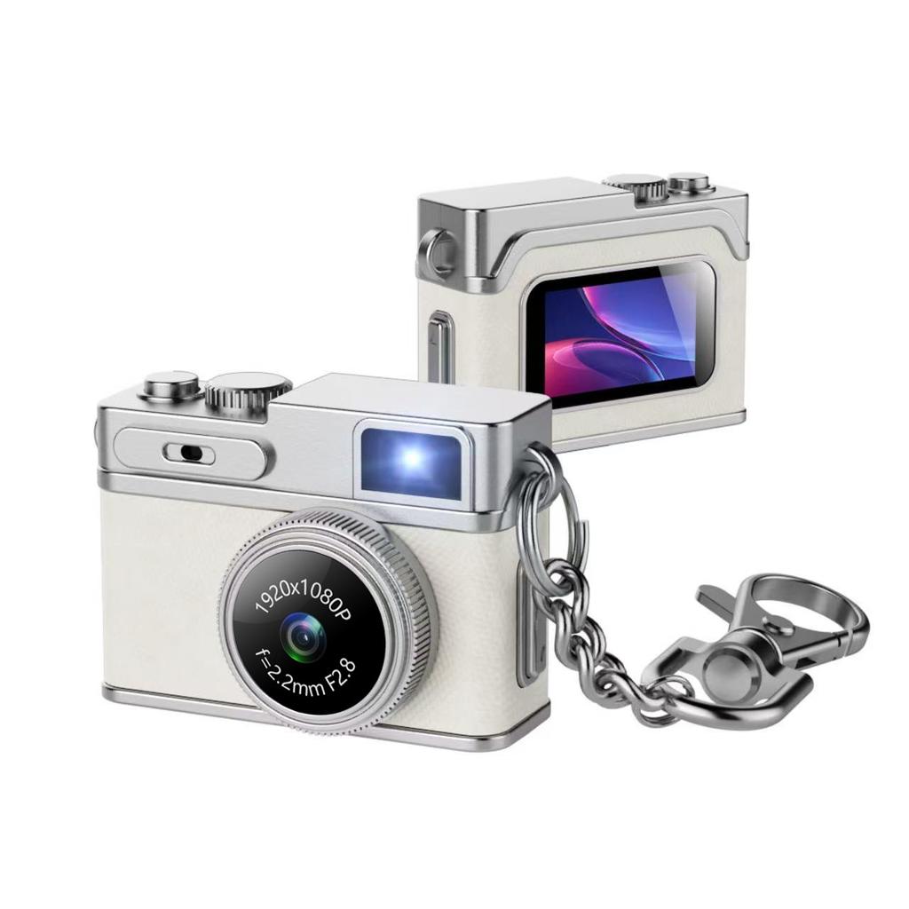 Magecam Retro digitální fotoaparát 1080P Videorekordér LED přisvětlení 0,96palcový IPS displej Přenosný Mini digitální fotoaparát