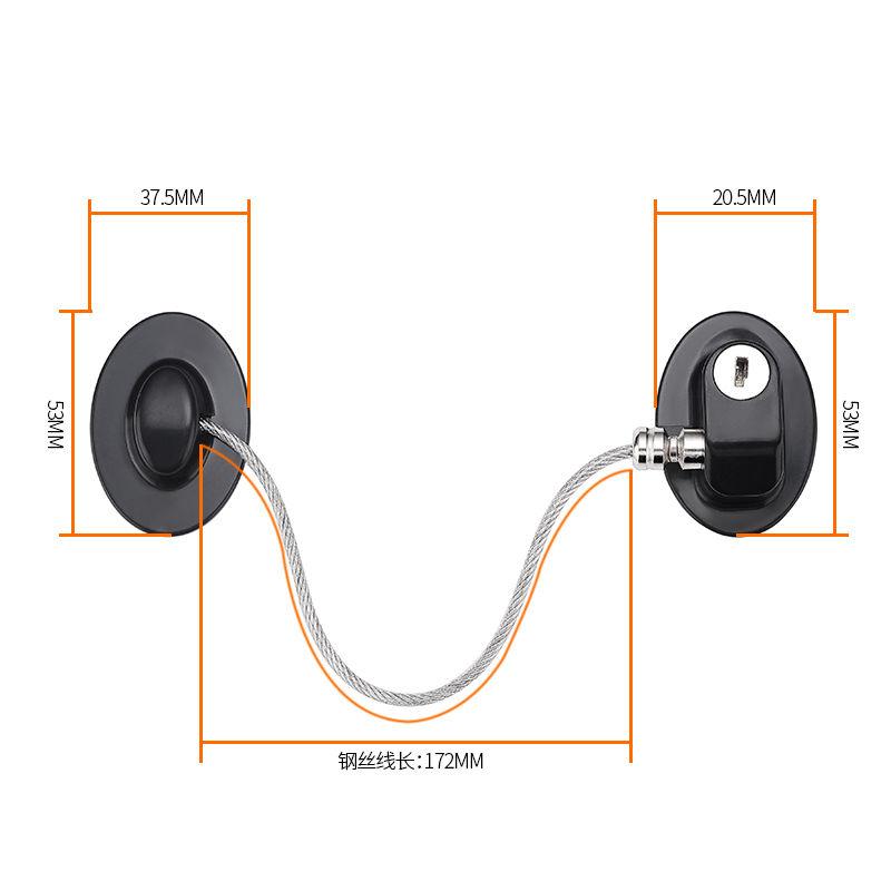 

Child Safety Lock Refrigerator Door Lock Multi-Function Safety Lock Baby Protection Paste Operation Is Simple