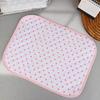 Ny Pink Love Quiltet Japansk Stil Gammel Bordskåner Dækkeserviet Ins Stil Skrivebord til Studerende Materiale Hjerteformet Bordskåner Sød