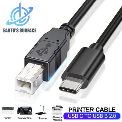 USB Typ C auf USB Typ B 2.0 Kabel für Neues MacBook Pro HP Canon Brother Epson Dell Samsung Drucker Typ C Drucker Scanner Kabel