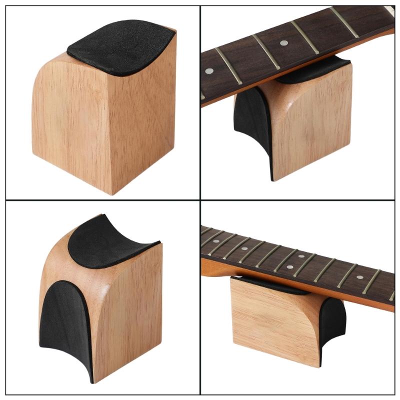 Bass Guitar Neck Rest Support Pillow String Instrument Wood Neck Craddle Luthier Repair Setups Tool Guitar Accessories
