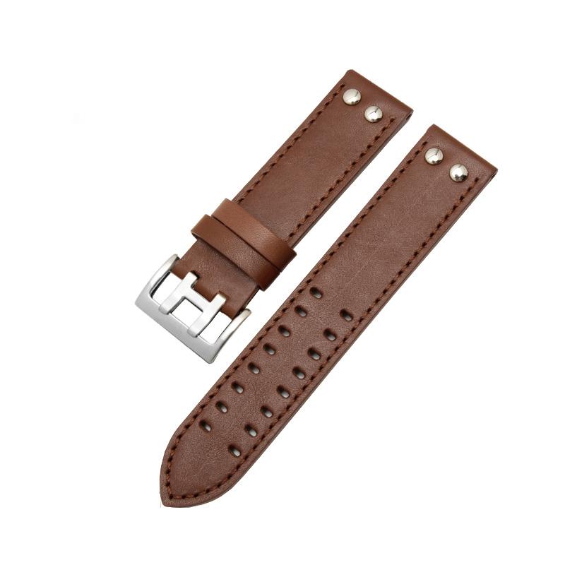 Īstas ādas pulksteņa siksniņa Hamilton Khaki
