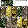 Per iPhone 17 16 15 Xiaomi Poco Redmi Note 14 13 12 11 Pro Max Samsung Galaxy S25 S24 S23 OPPO Huawei Custodia per Telefono con Fantasia Camouflage Militare Esercito