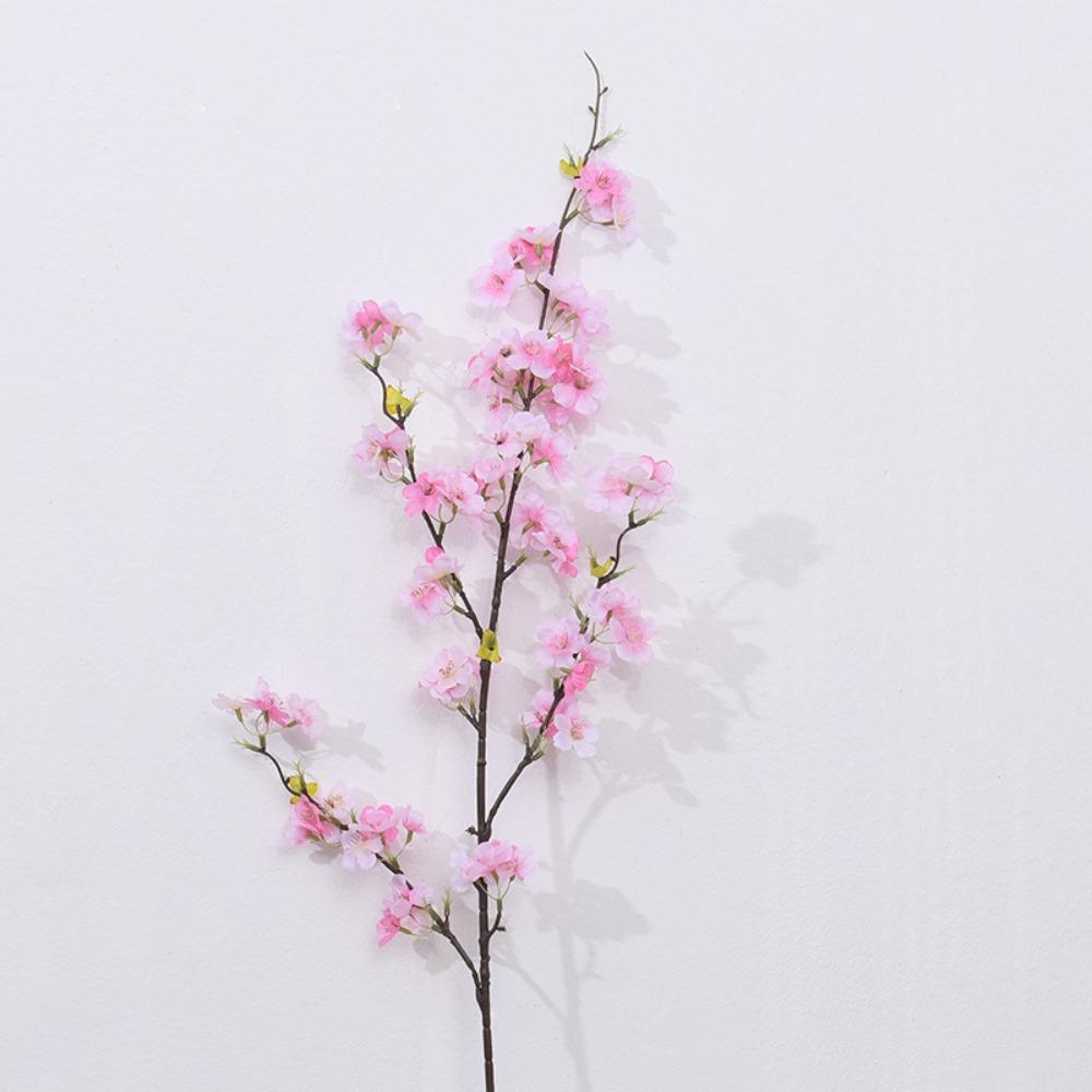 4 Forks Artificial Flowers Cherry Blossom Artificial Flower Decoration New Decorative Flowers Home