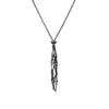 Natural Crystal Holder Necklace Adjustable Mesh Pendant Necklaces Metal Collarbone Chain Crystal Stone Holder Accessory