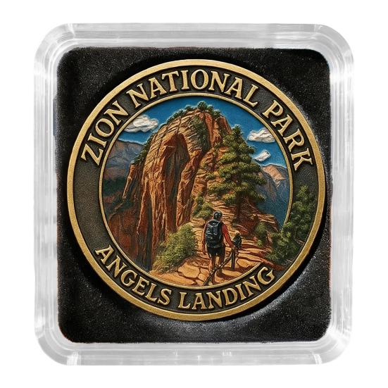 

Yousheng Limited Edition National Park Coins Alloy Freedom Exploration Artistic Coins Commemorative Meaningful Gift D