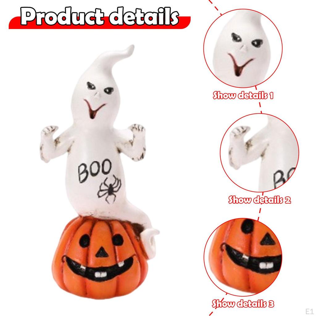Figurine Halloween Decoration Collectible Fashion Desktop Ornament Home Decor for Garden Fireplace