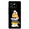 Black Silicone Case For Tecno Pova 6 Neo Spark 30 5G Back Cover Case Cartoon Soft TPU Coque For Tecno Camon 30S 30 S Pro Case