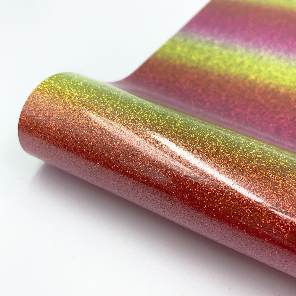 Glitter Heat Transfer Vinyl Film PU HTV Iron On Clothes Vinyl for DIY Tshirt Gifts 38 Assorted Colors Cut by Cameo or Other Tool