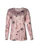 Fashion Women Long Sleeve Cross Border Floral Print Trendy T-Shirt European American