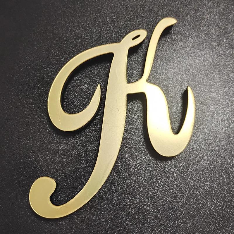 10cm/3.93in Fashionable Italicized English Letter Wall Stickers Modern Home Background Wall Decoration Stickers Creative DIY Wal