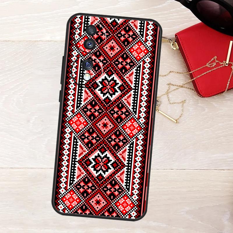 Ukraine Ornament Pattern Case For Honor 400 Pro 200 50 70 90 X9a X9b X9c X9d X8a X8b X8c Magic 7 Lite 5 6 8 Pro Cover