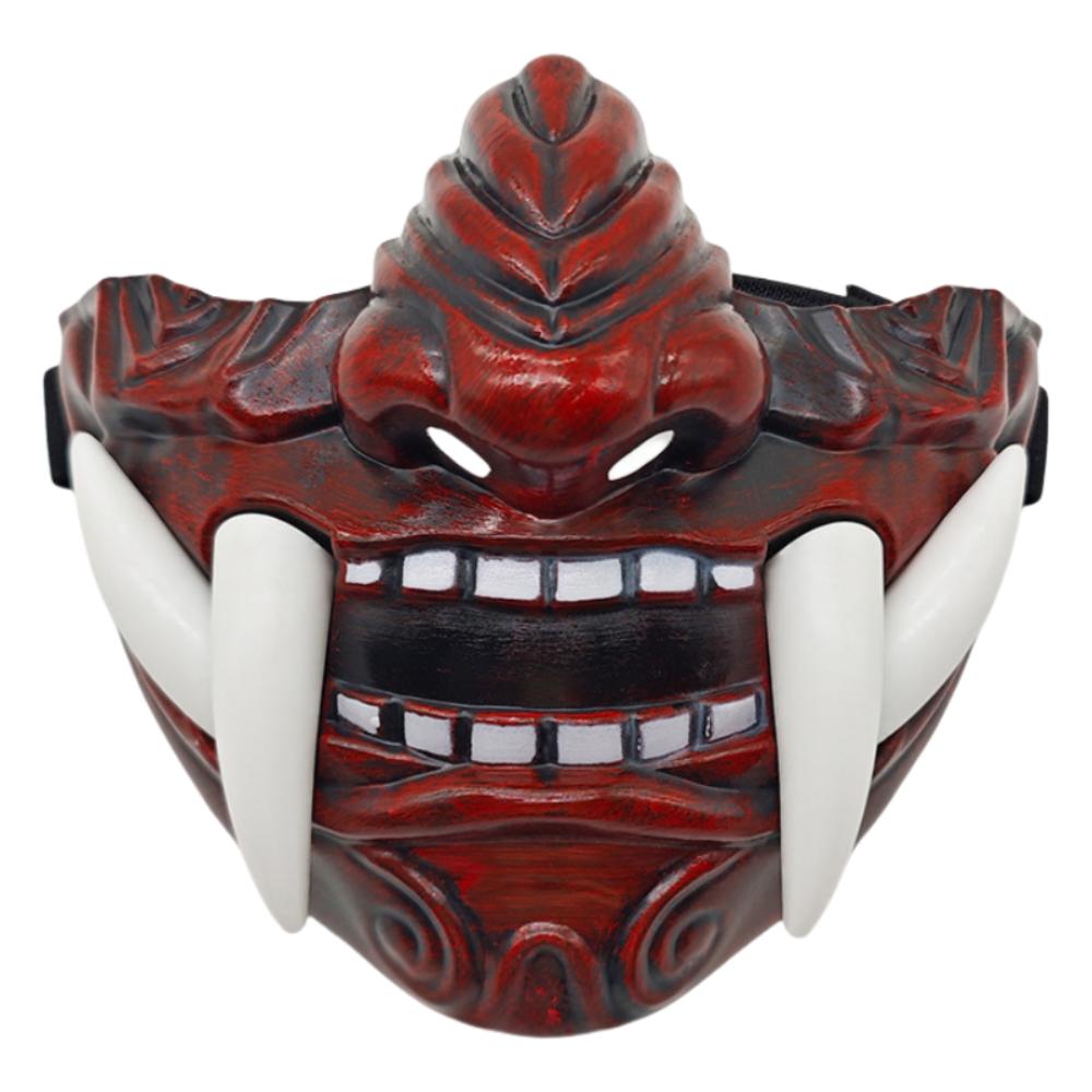 Lightweight Halloween Cosplay Masks Realistic Fang Mask  Clothing Accessories