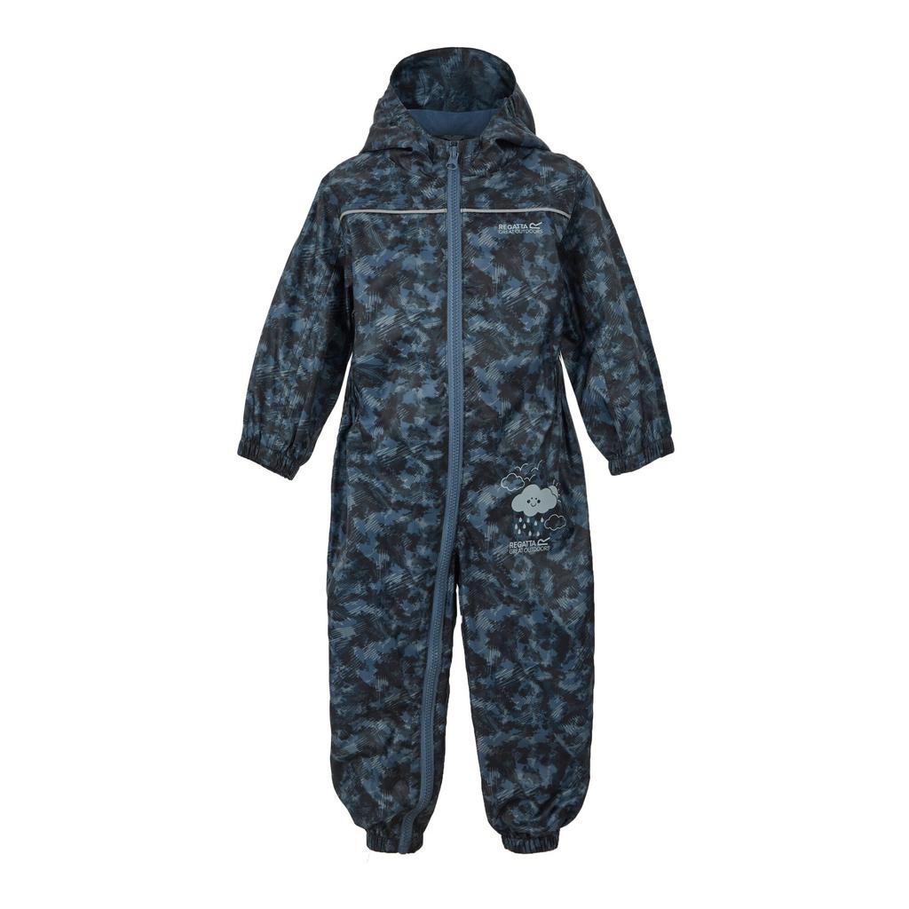 Regatta Great Outdoors Childrens Toddlers Puddle IV Waterproof Rainsuit