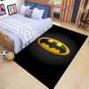 Tappeto Classico DC Batman, Logo Batman Soggiorno Camera da Letto Bambini Tappetino da Letto, Tappeto Confortevole Antiscivolo Resistente, Tappeto Lavabile in Lavatrice