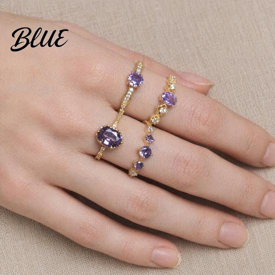 Stacking Ring Set 4Pcs/Set Women Finger Set Style Layered Rings