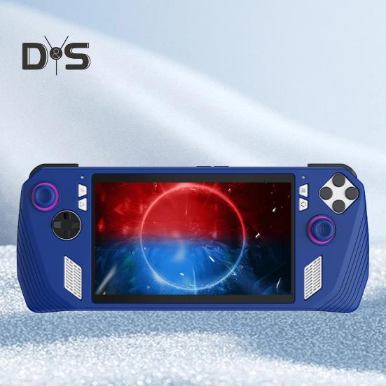 Silicone Game Console Case Protective Sleeve Shockproof Impact Resistant Non-slip Anti Drop Protective Cover for ROG ALLY